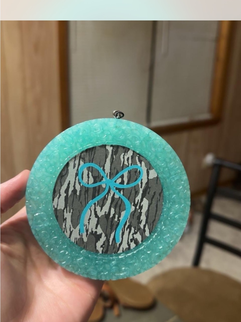 Turquoise diva scented car freshie